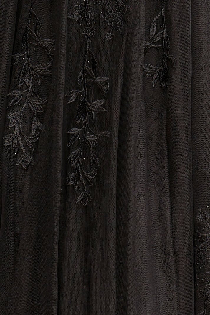 Mariana |A-line Sweetheart Lace Tulle Prom Dress with Slit