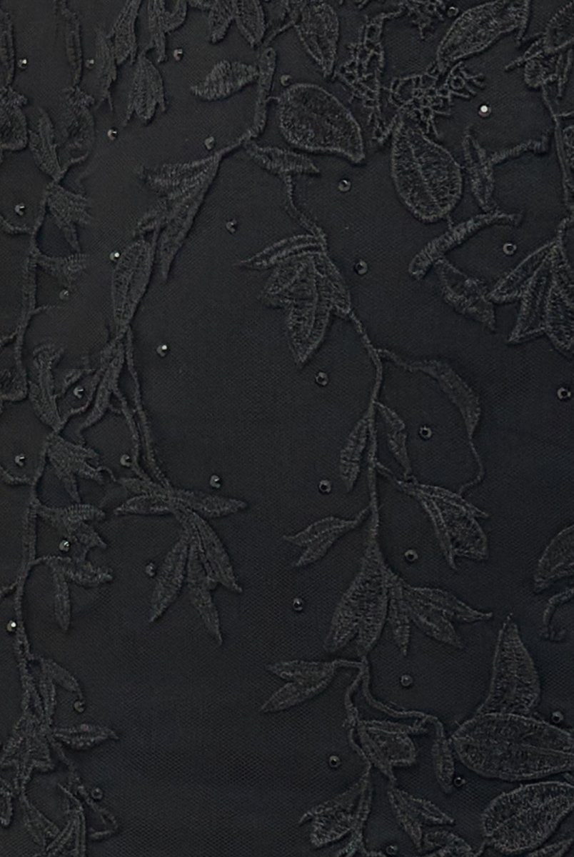 Elaina |Mermaid Deep V Neck Feather Lace Long Prom Dress