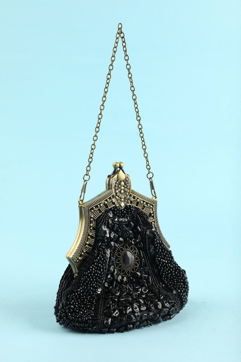 Black Vintage Evening Bag - KissProm