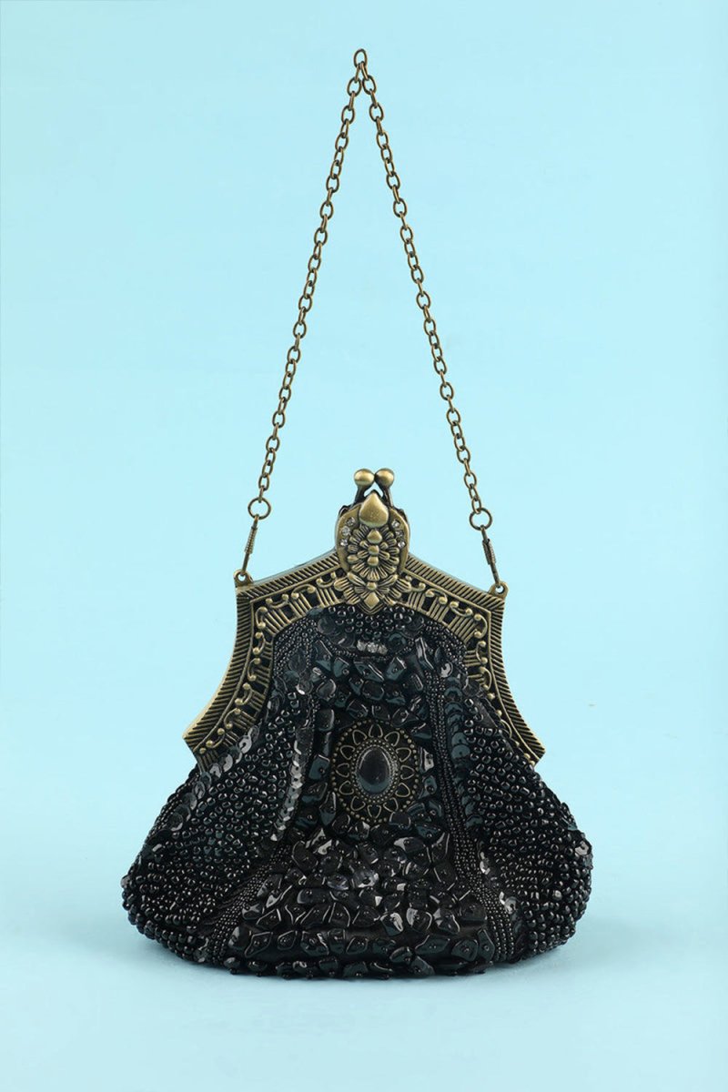 Black Vintage Evening Bag - KissProm