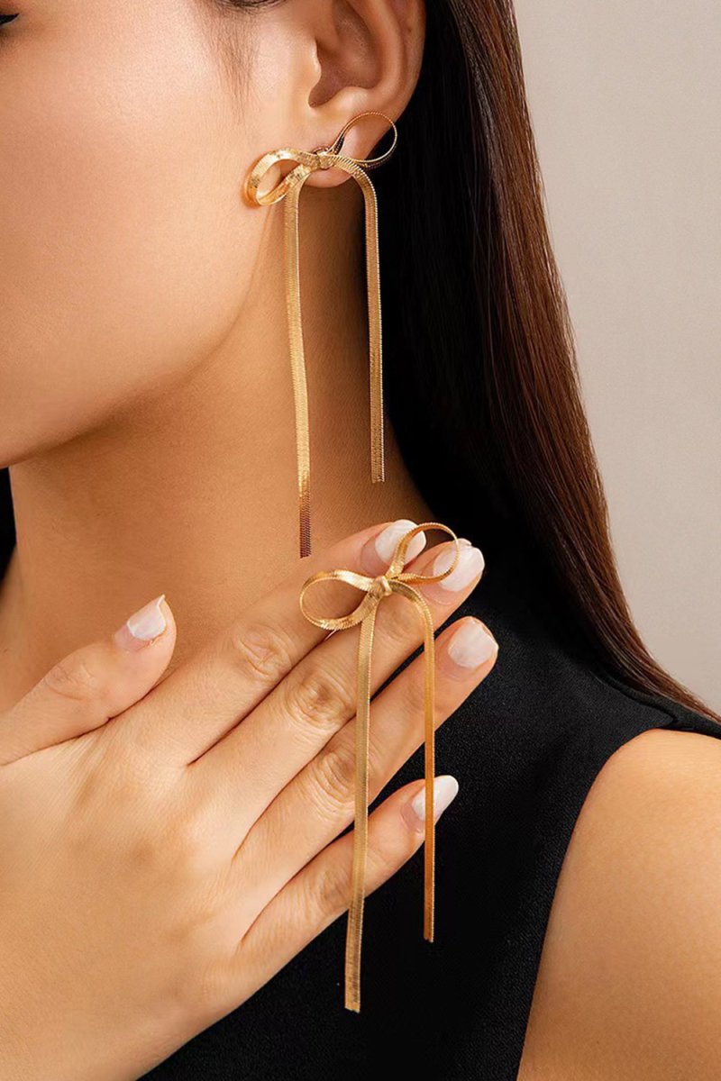 Bow Drop Dangle Earrings