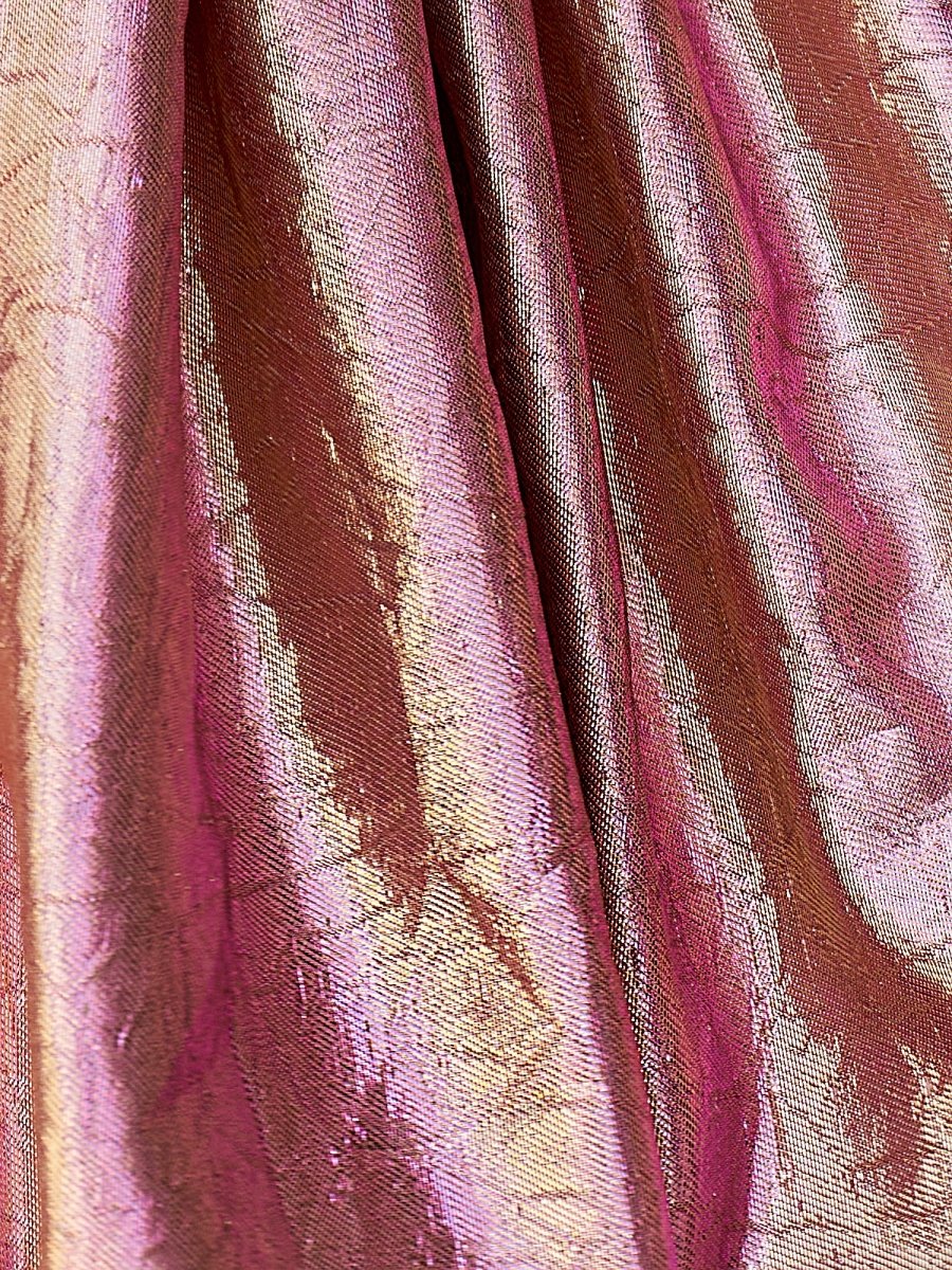 Briala | Pink - A Line Metallic Jacquard Scoop Neck Corset Short Homecoming Dresses