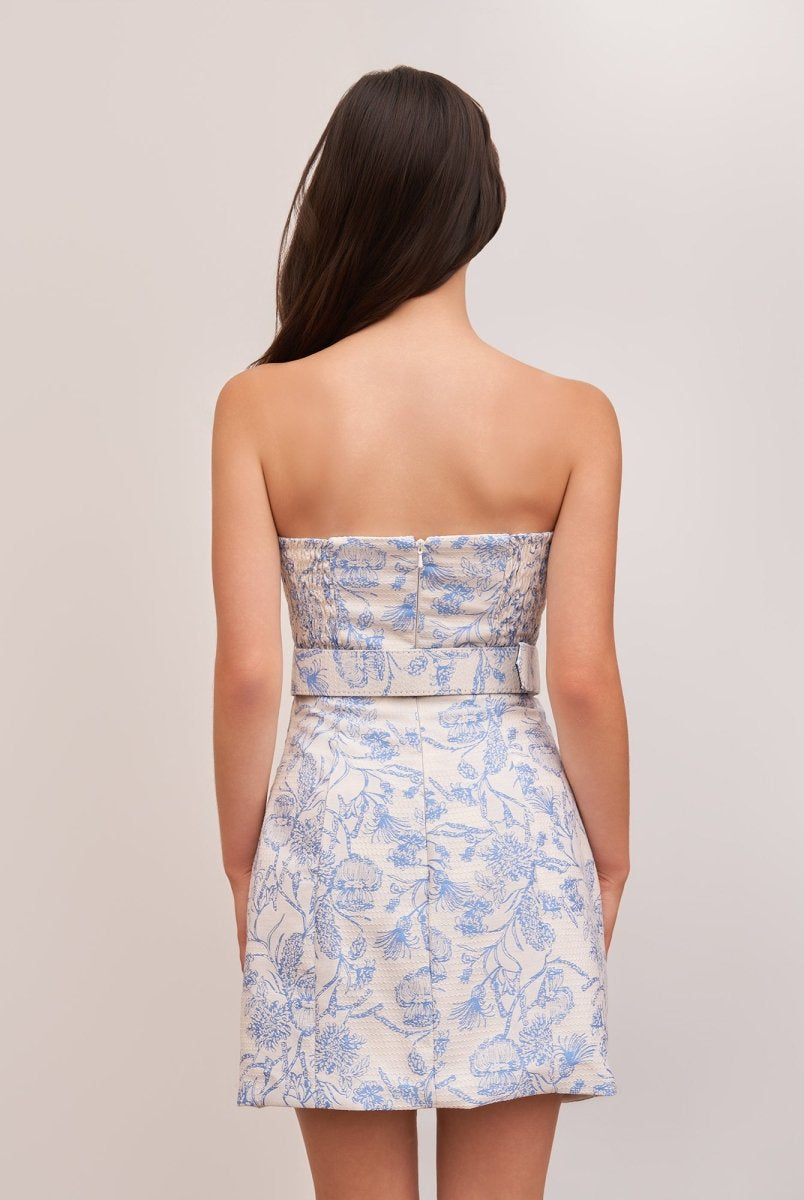 Amaryllis | Sheath Strapless Short Homecoming Dress