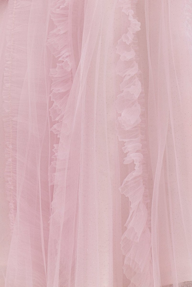 Celeste | A - Line Deep V Neck Ruched Short Homecoming Dress - KissProm