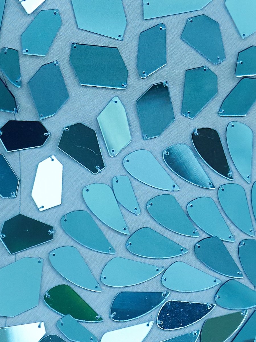 Astra | Chic Cut Glass Mirror Blue Short Homecoming Dress