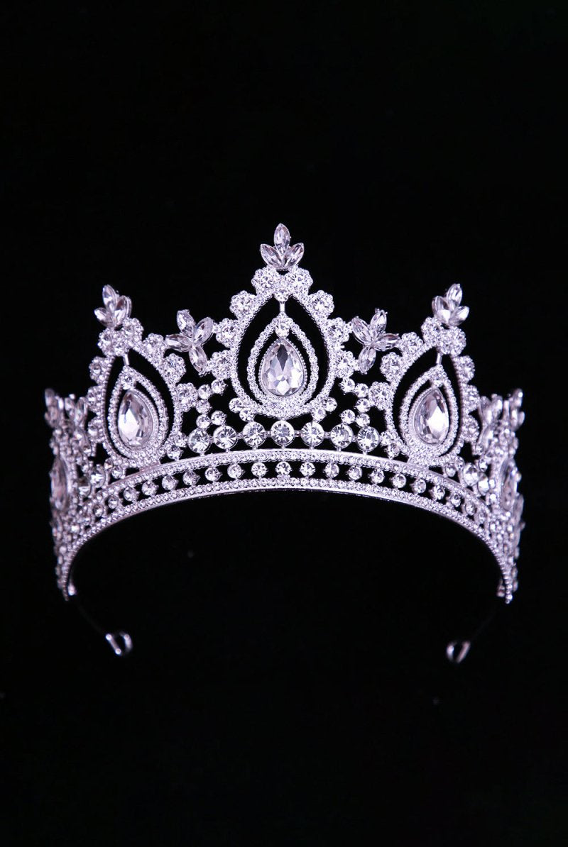Chic Green Crystal Tiara - KissProm