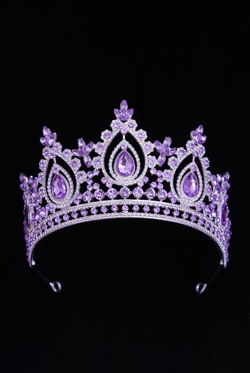 Chic Green Crystal Tiara - KissProm