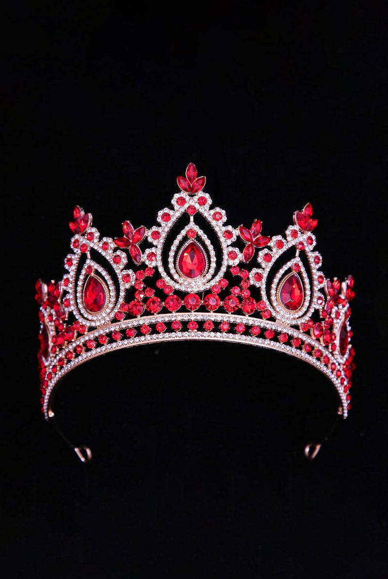 Chic Green Crystal Tiara - KissProm