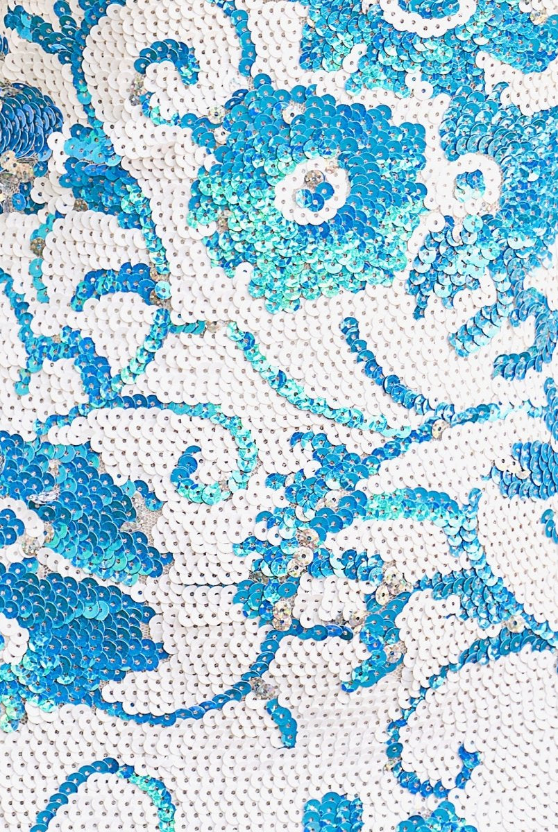 Christine | Pink V Neck Sequins Bodycon Short Mini Cocktail Dress