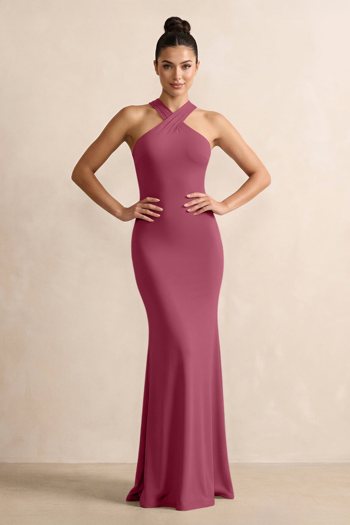 pink criss cross dress Deep V-Neck Crisscross Back Floral Print Dress, PinkFloral / XS