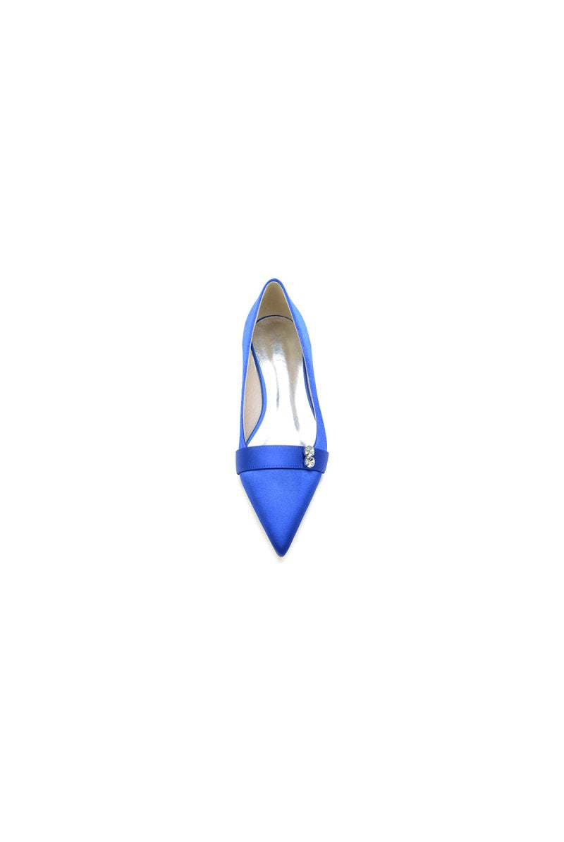 Crystal Cocktail Pointed Toe Flats - KissProm