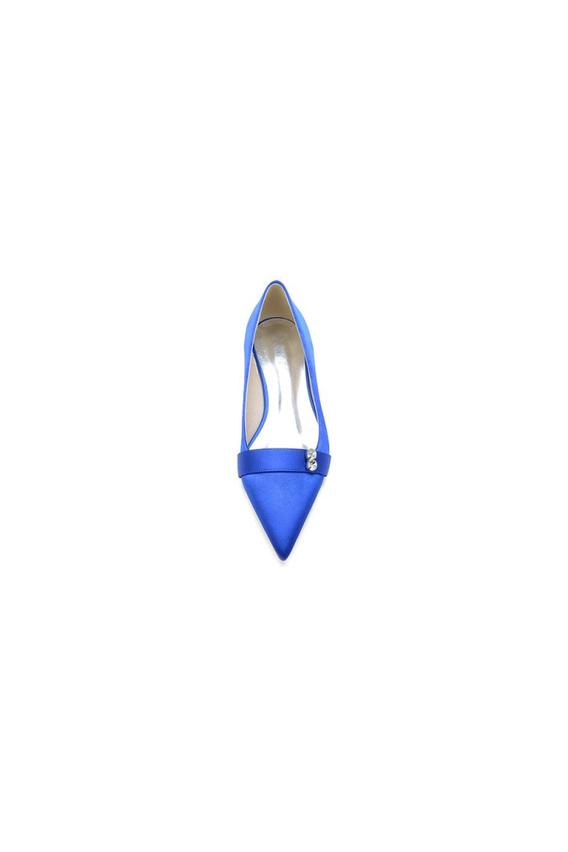Crystal Cocktail Pointed Toe Flats - KissProm