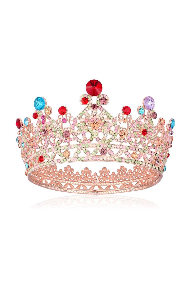 Crystal Full Round Wedding Crown - KissProm