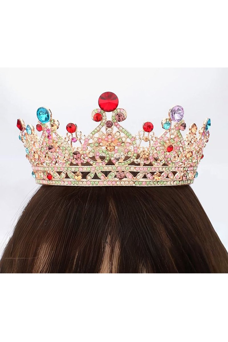 Crystal Full Round Wedding Crown - KissProm