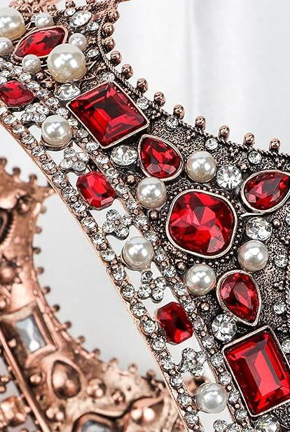 Crystal Vintage Baroque Crown - KissProm