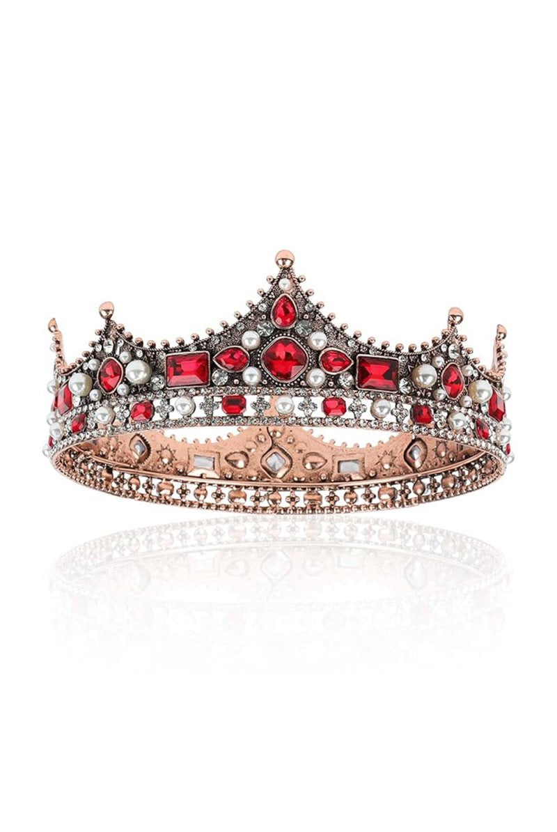 Crystal Vintage Baroque Crown - KissProm