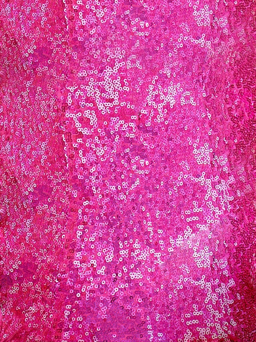 Dainera | V Neck Hot Pink Sequins Short Tight Homecoming Dress - KissProm