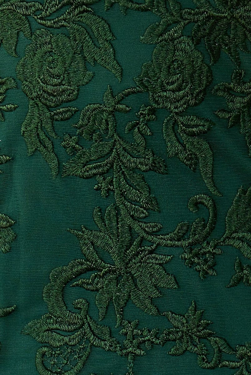 Elsie | Dark Green Sheath Lace Short Homecoming Dresses