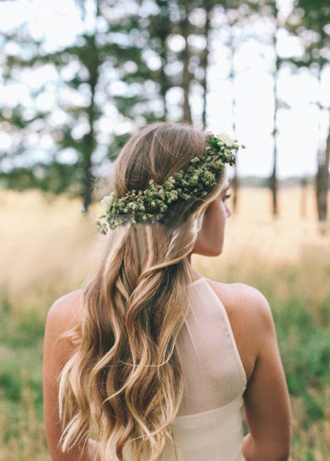 Armelia | Elegant Bohemian Sleeveless Long A Line Chiffon Wedding Dresses