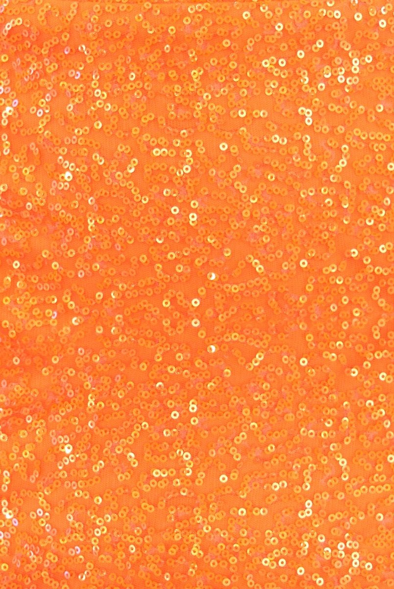 Dawn | Bodycon Short Orange Scoop Neck Sequins Homecoming Dress
