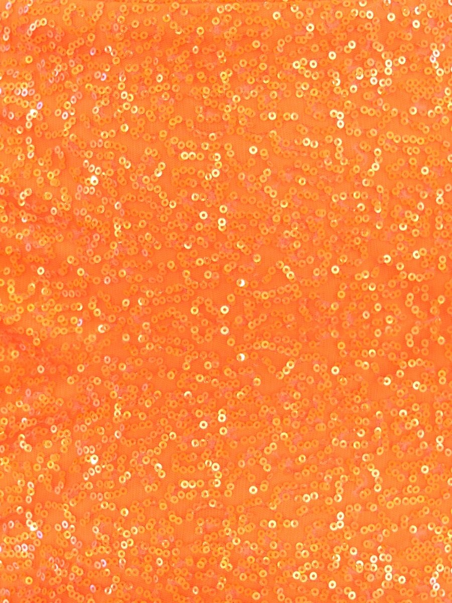 Dawn | Bodycon Short Orange Scoop Neck Sequins Homecoming Dress