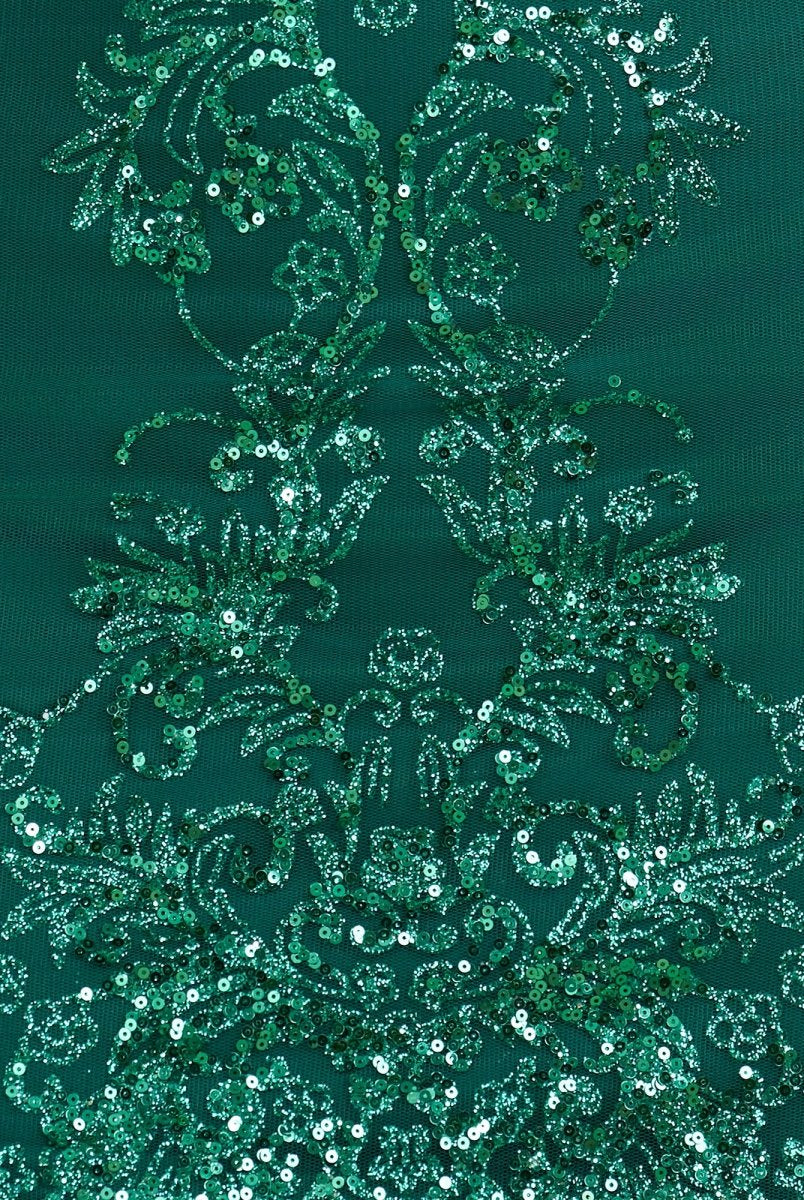 Eviya | Dark Green - Bodycon V Neck Sequined Corset Short Homecoming Dresses