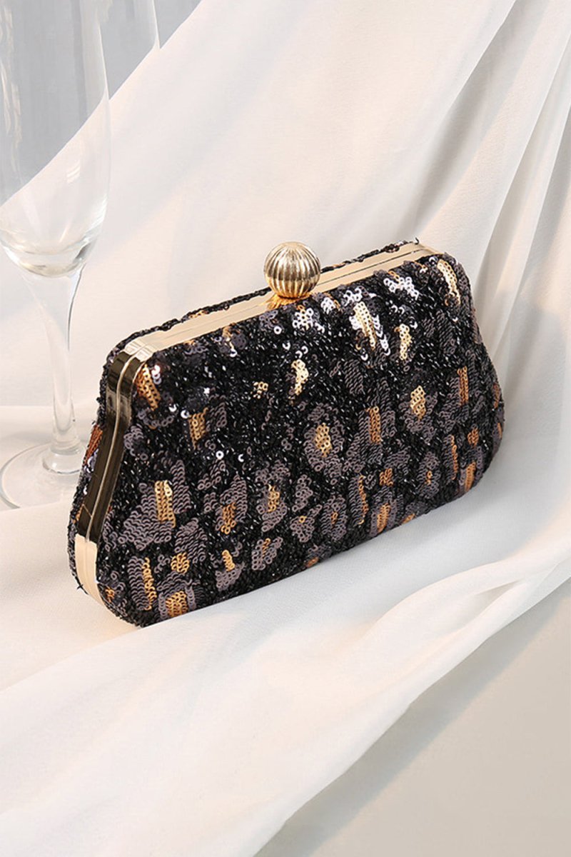 Eye - Catching Leopard Clutch Bag - KissProm