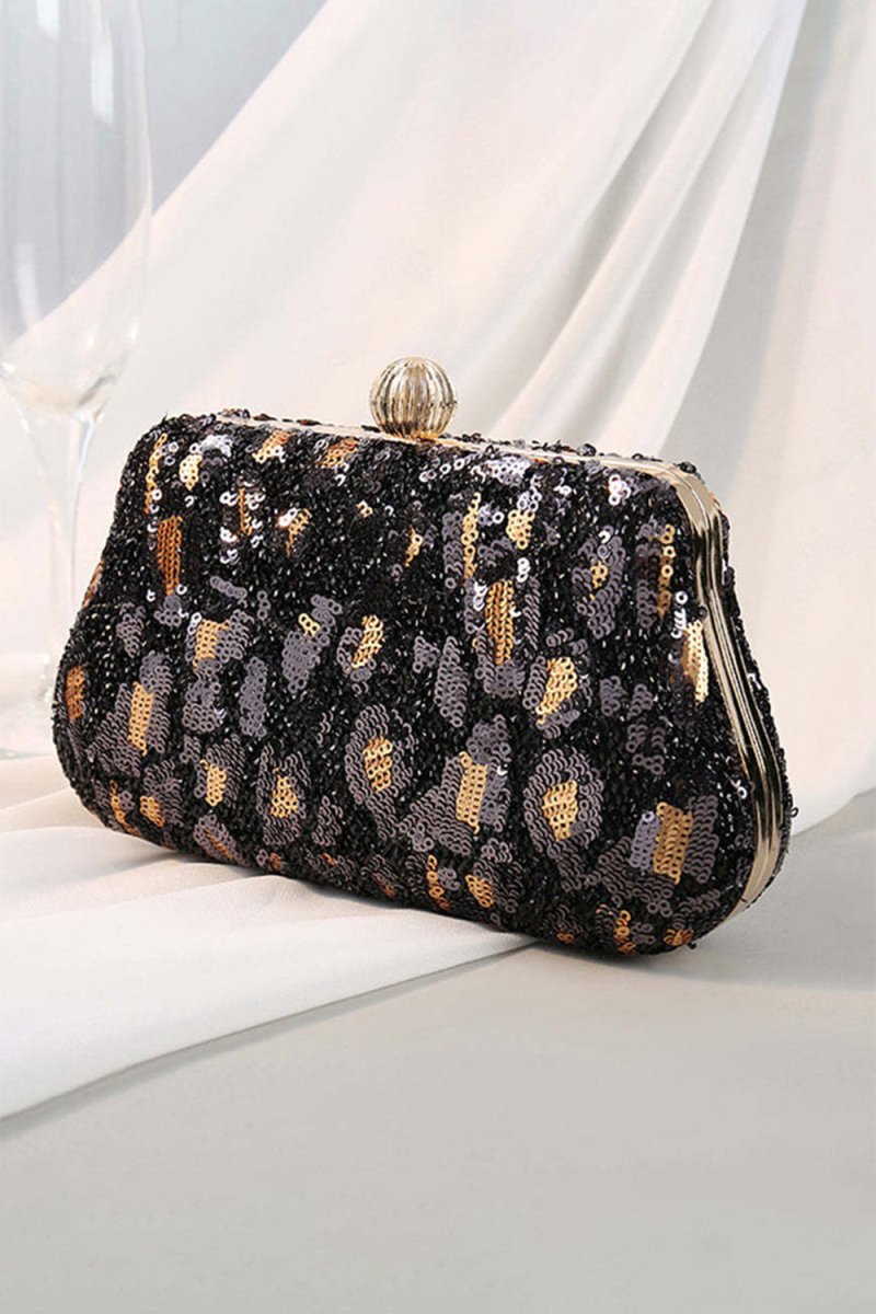 Eye - Catching Leopard Clutch Bag - KissProm