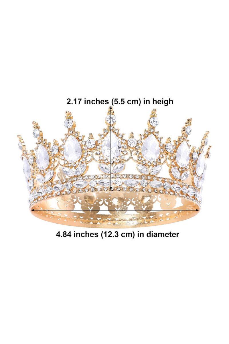 Feltent Gold Queen Crown - KissProm