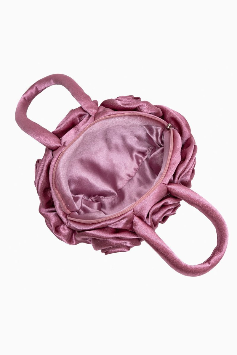 Francine Satin Flower Handbag - KissProm