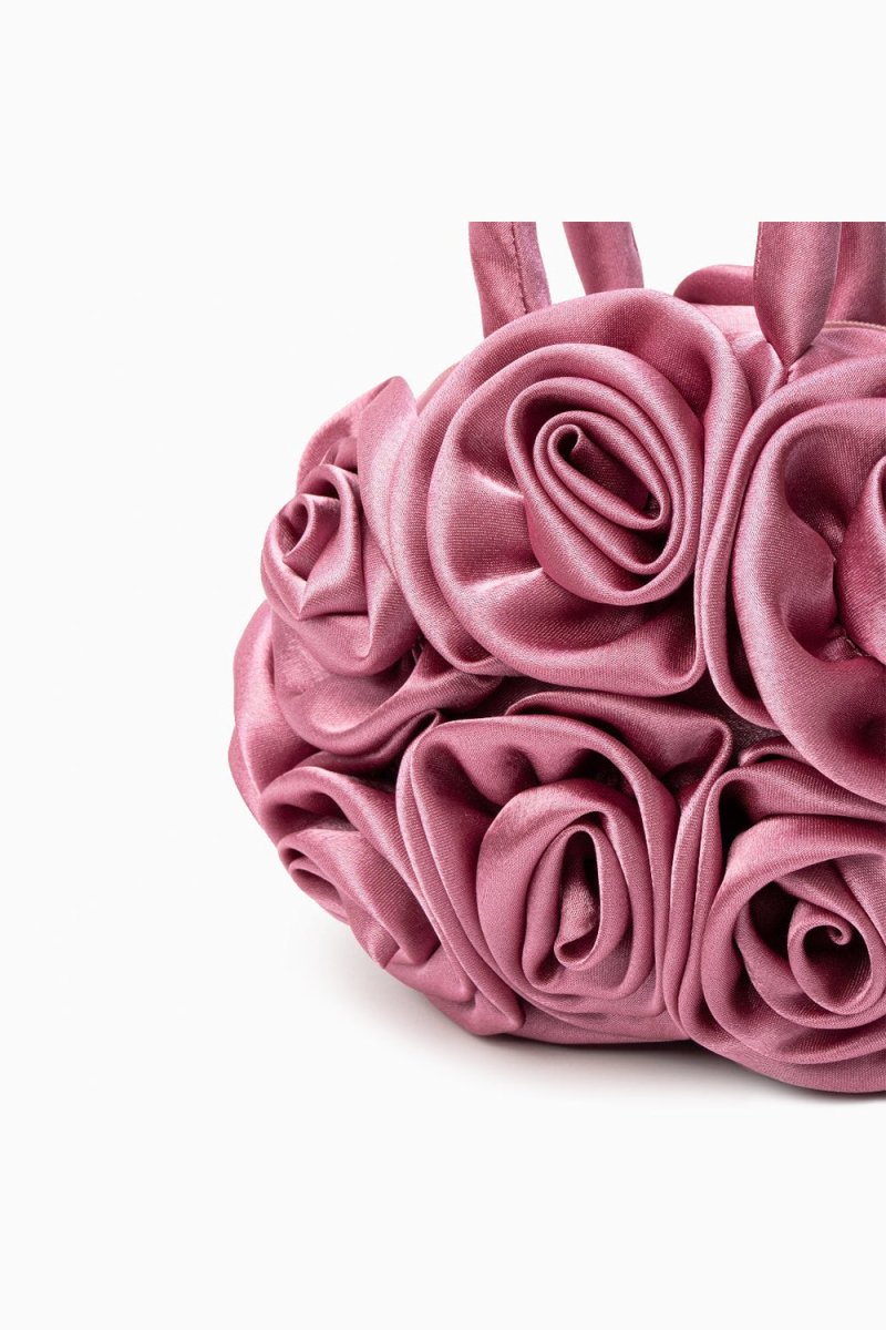 Francine Satin Flower Handbag - KissProm