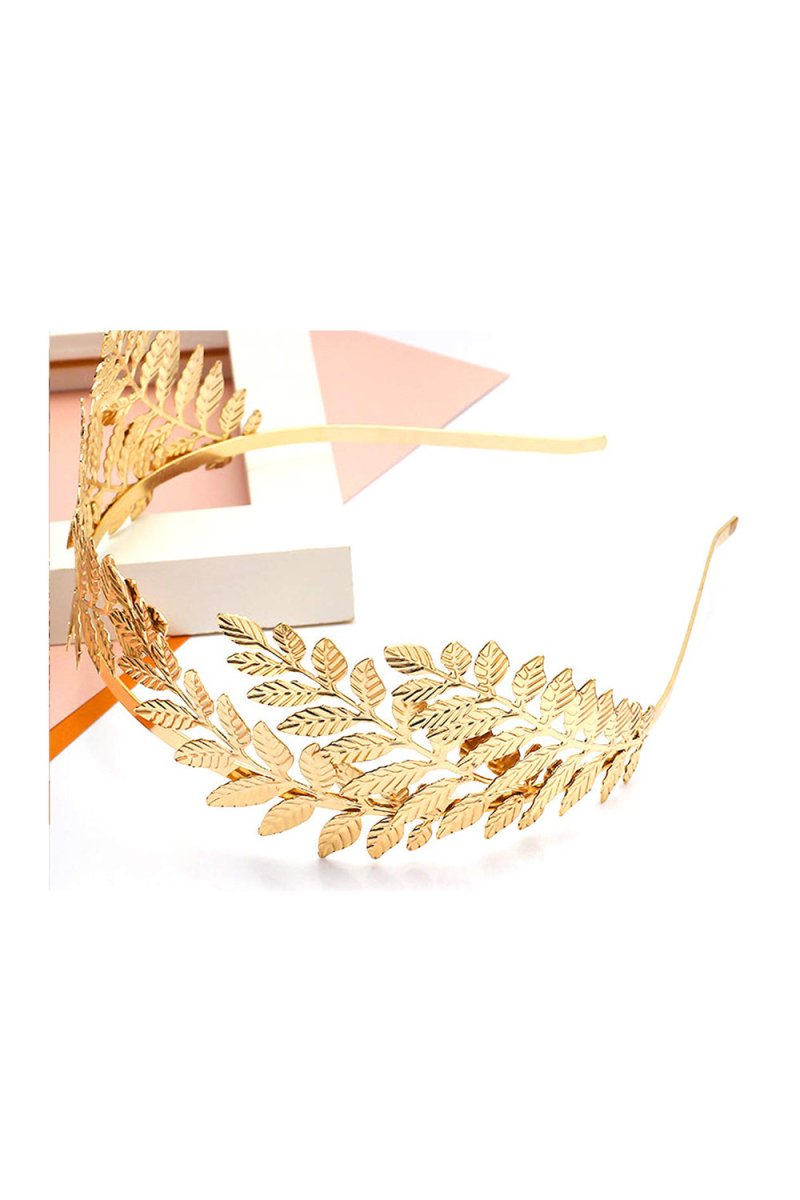 Gold Leaf Branch Crown - KissProm