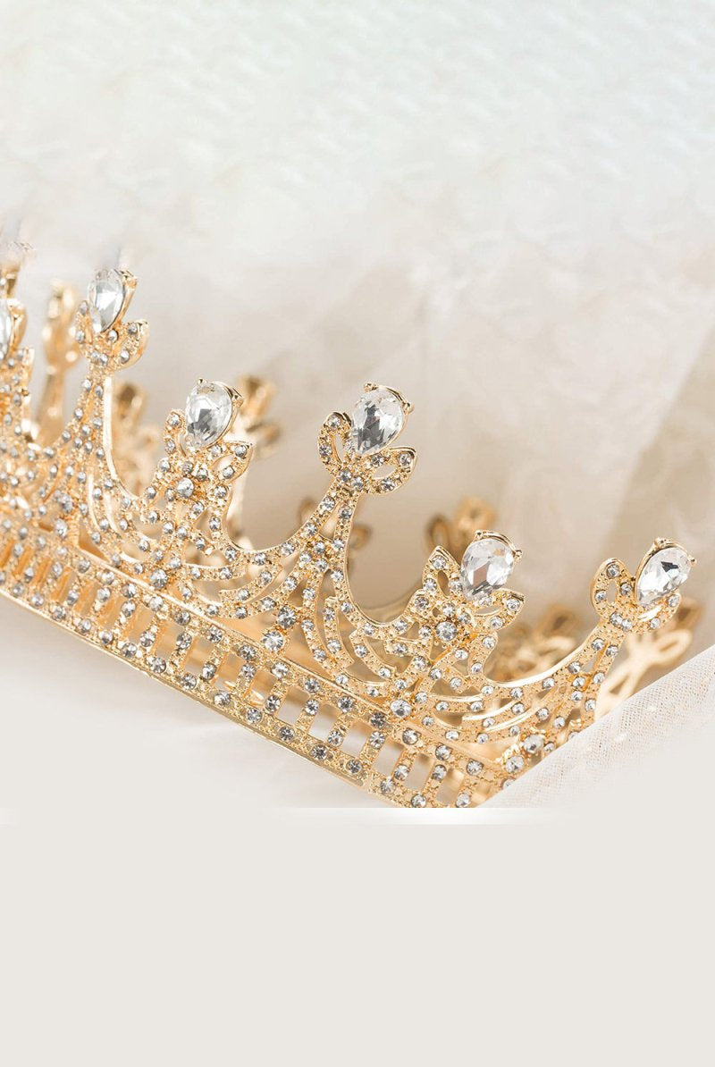 Gold Queen Party Halloween Crown - KissProm