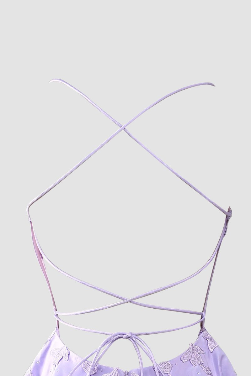 Green Appliques Sweetheart Lace-Up A-Line Short Party Dress