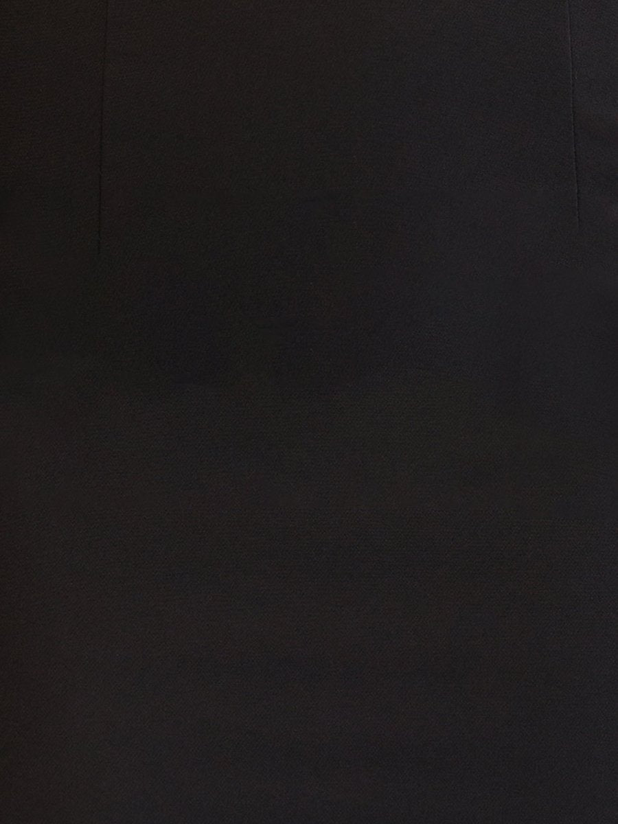 Gregorita | Black Off - the - Shoulder Keyhole Short Homecoming Dress with Balloon Sleeves - KissProm