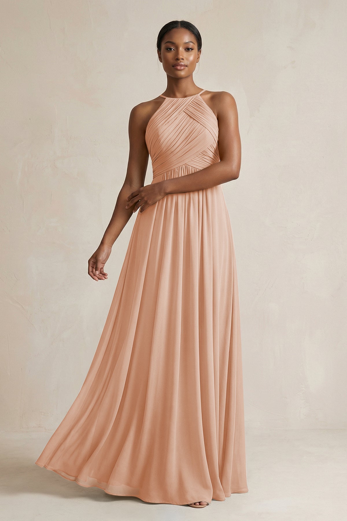 peachy bridesmaid dresses KissProm