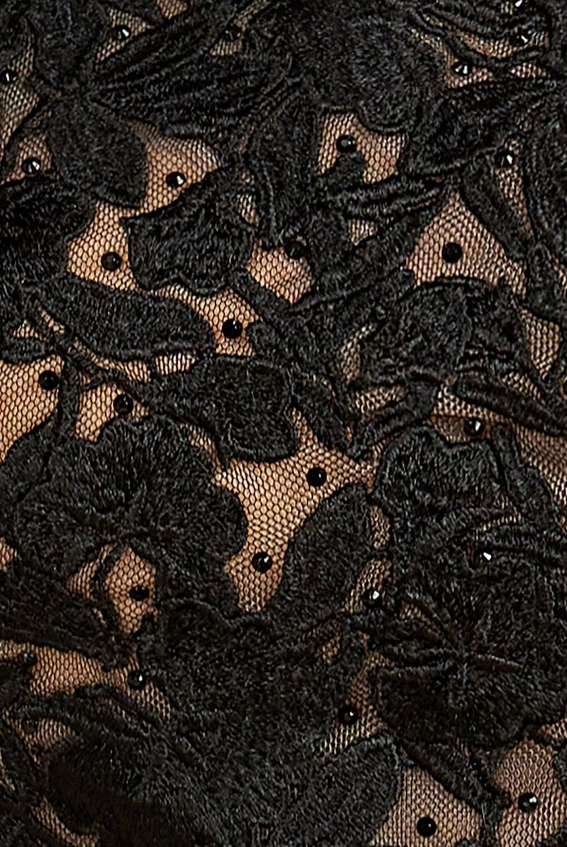 Jaycee | Black - One Shoulder Bodycon Satin Short Homecoming Dresses With Appliques