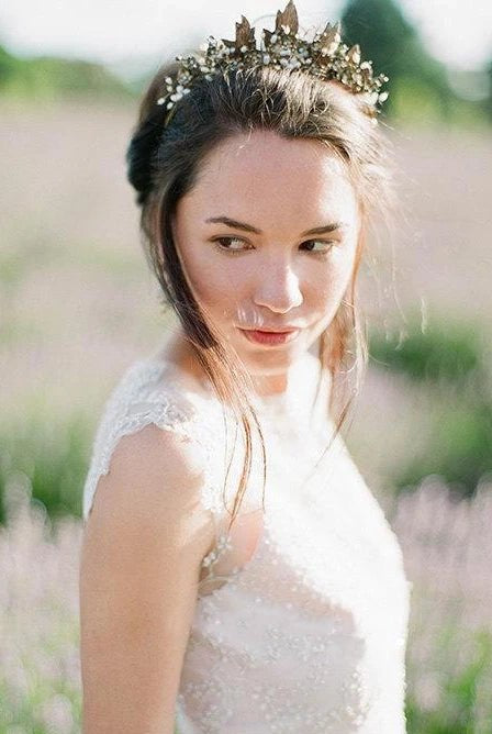 Jewel Neck Sleeveless Long Tulle Wedding Dress With Beading