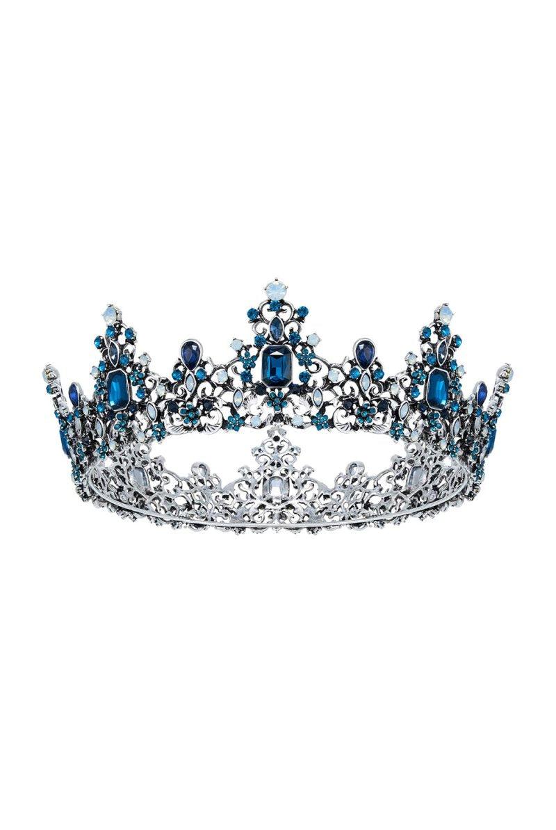 Jeweled Baroque Queen Crown - KissProm