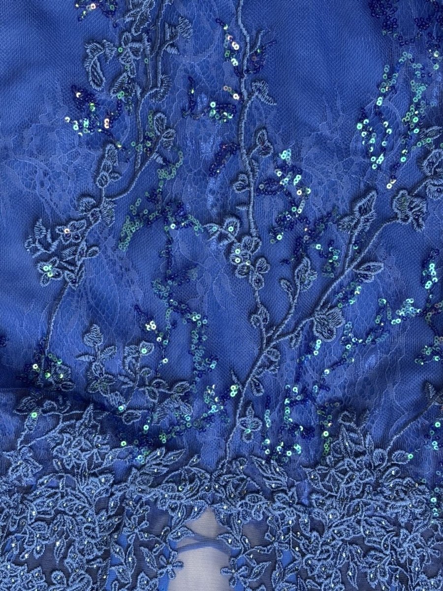 Joanne | Royal Blue - Bodycon Sweetheart Lace Short Tight Homecoming Dresses with Appliques - KissProm