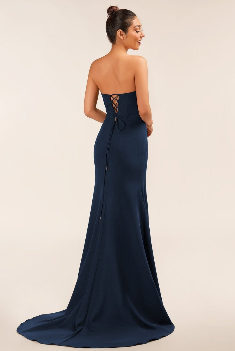 Lemus | Sweetheart Black Mermaid Prom Dress with Bow