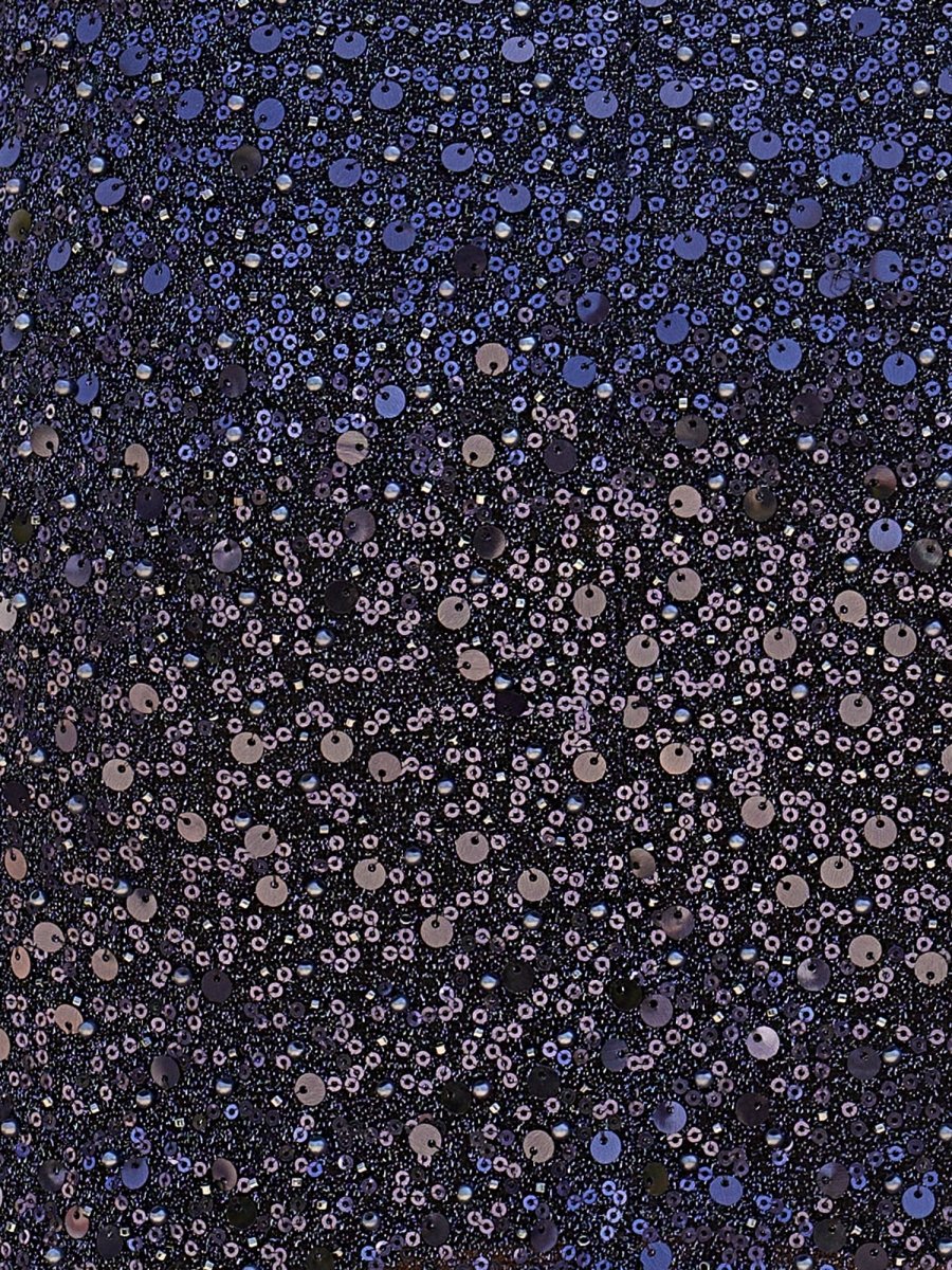 Lexa | Navy Blue - Sheath Sequined V Neck Cut Out Homecoming Dresses