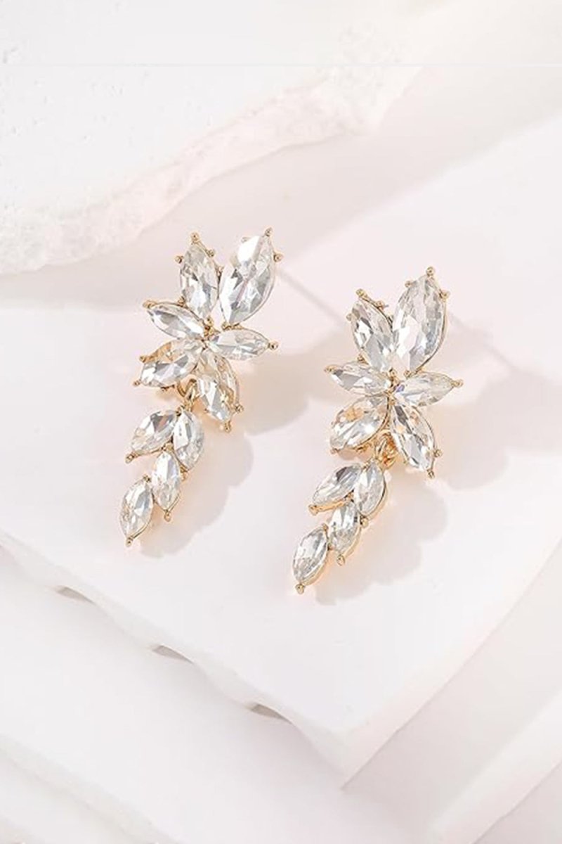 Marquise Crystal Dangle Earrings - KissProm