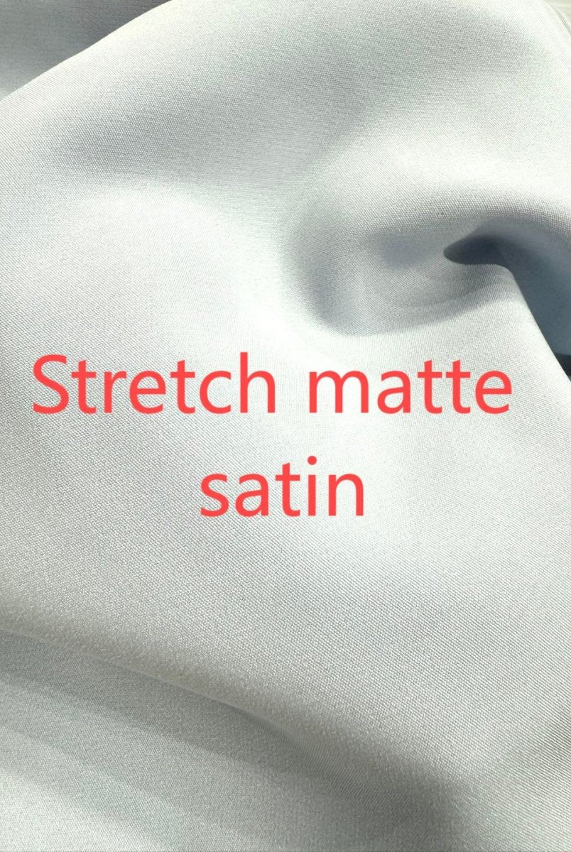 One Shoulder Stretch Matte Satin Sheath Long Bridesmaid Dresses