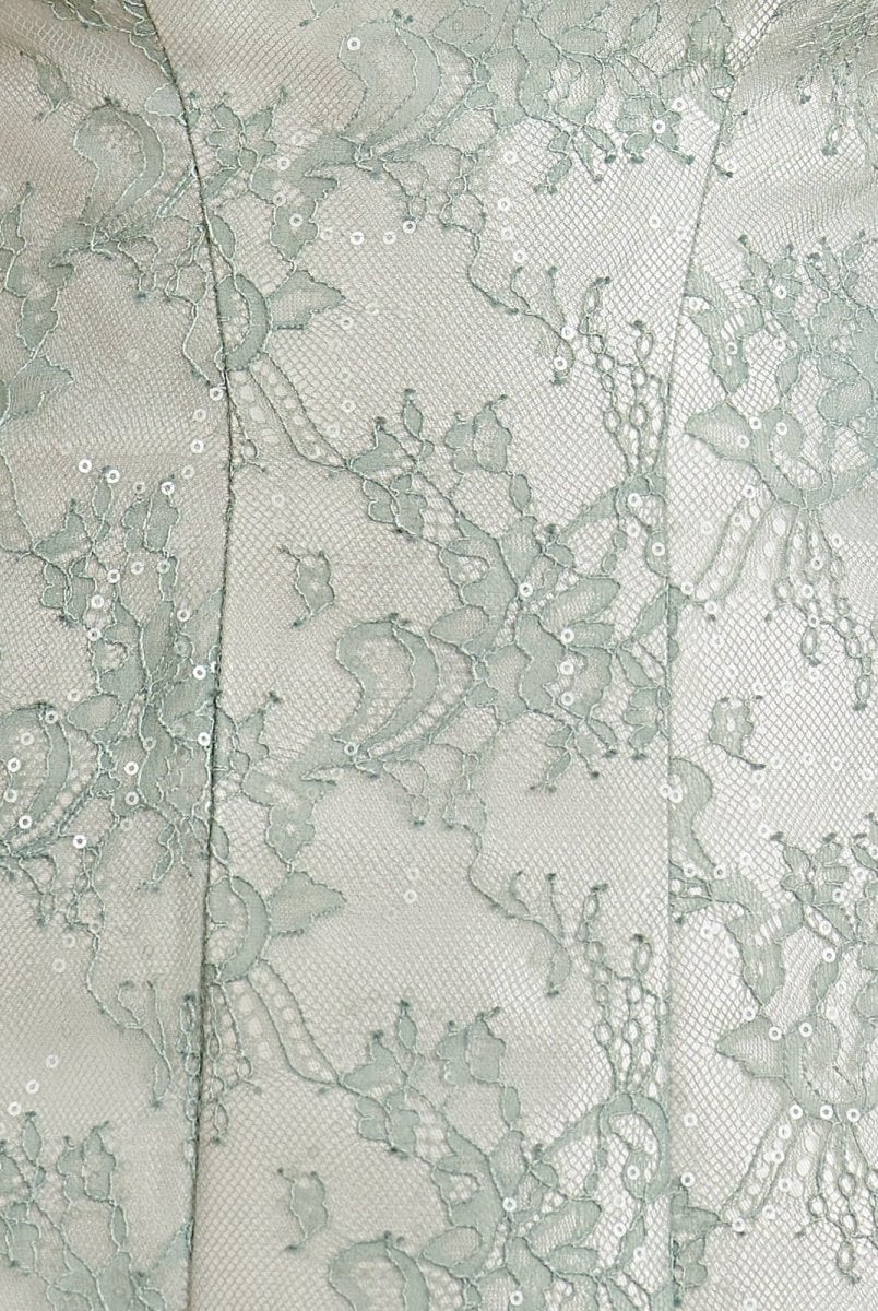 Mireille | Sage - A Line Scoop Neck Short Homecoming Dresses With Lace Appliques