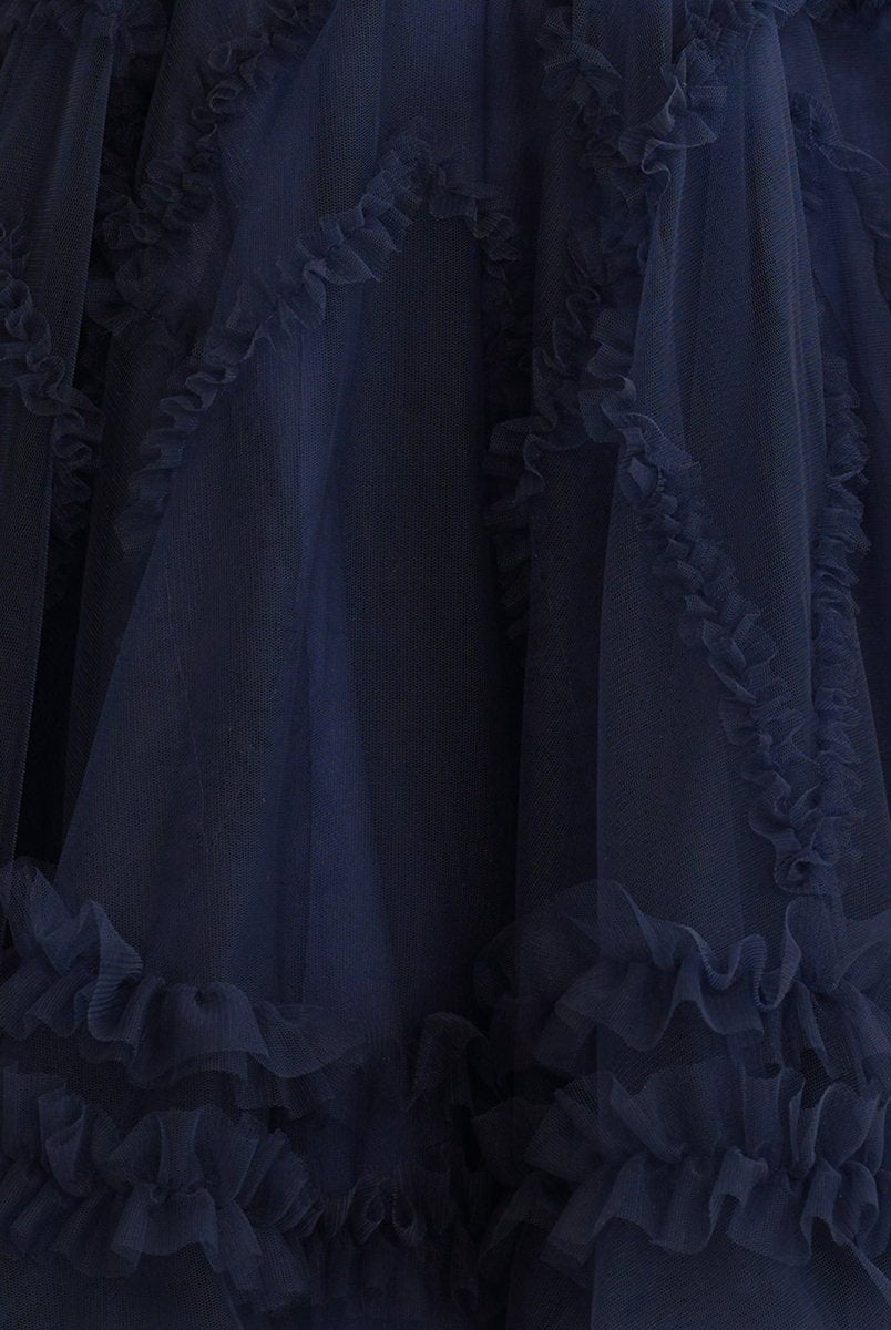 Naomi | A Line Sweetheart Puff Sleeves Short Homecoming Dress With Ruffles