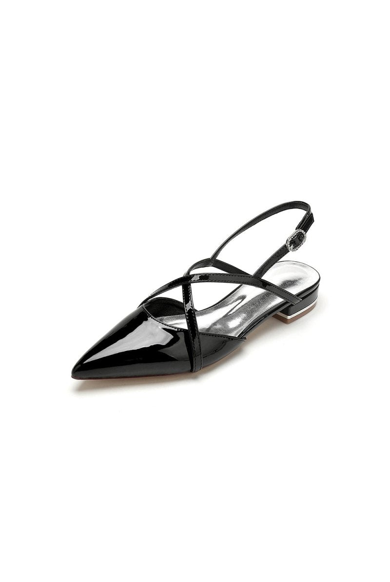 Nude Pink High Heels with Crossed Straps - KissProm