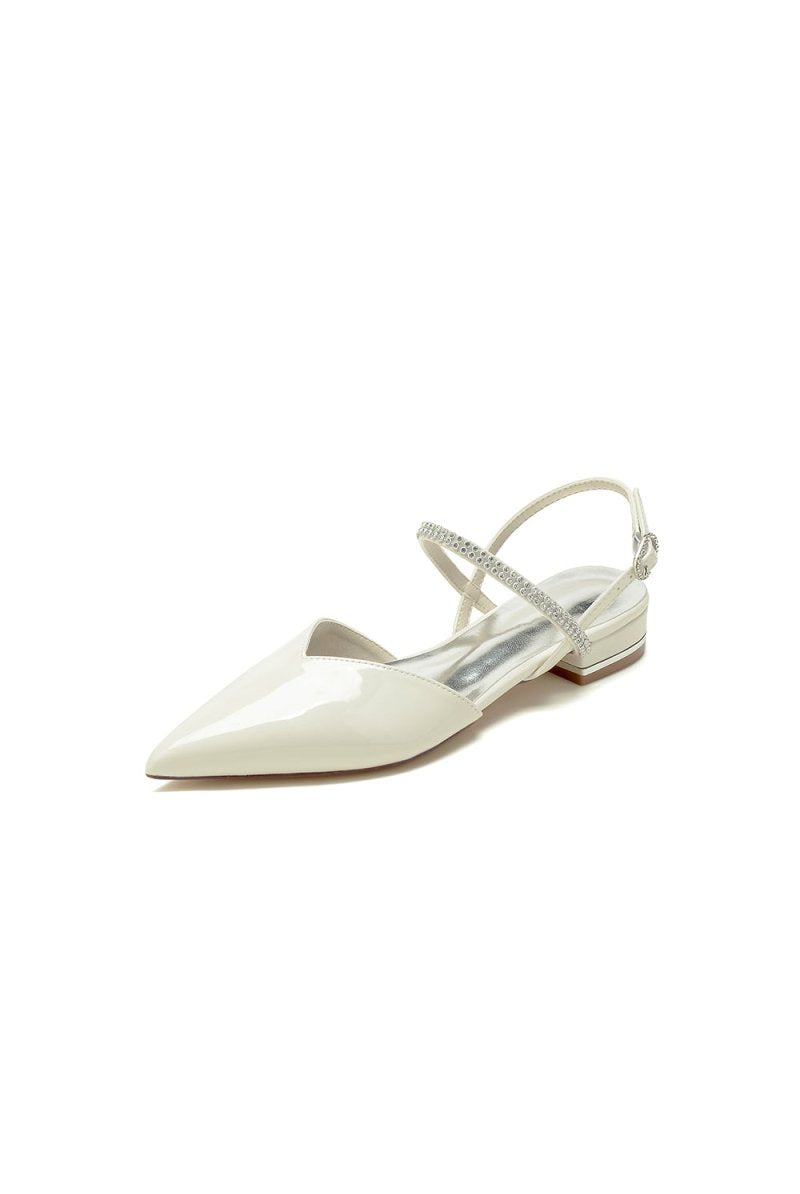 Nude Pink High Heels with Silver Trim - KissProm