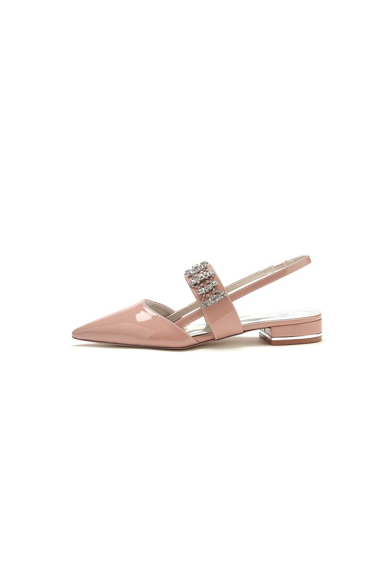 Nude Pink Women's Shoes with Silver Accents - KissProm