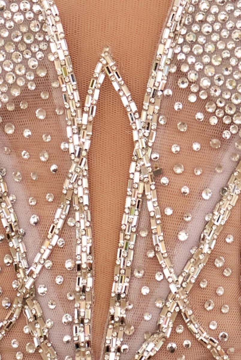 Odilee | Silver V Neck Satin Sequins Sheath Short Homecoming Dress